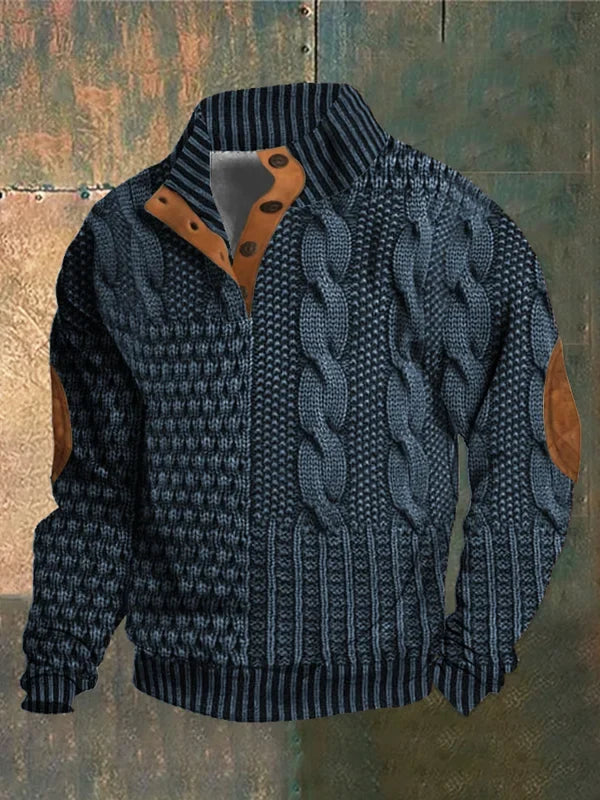 Pull tricoté pour homme