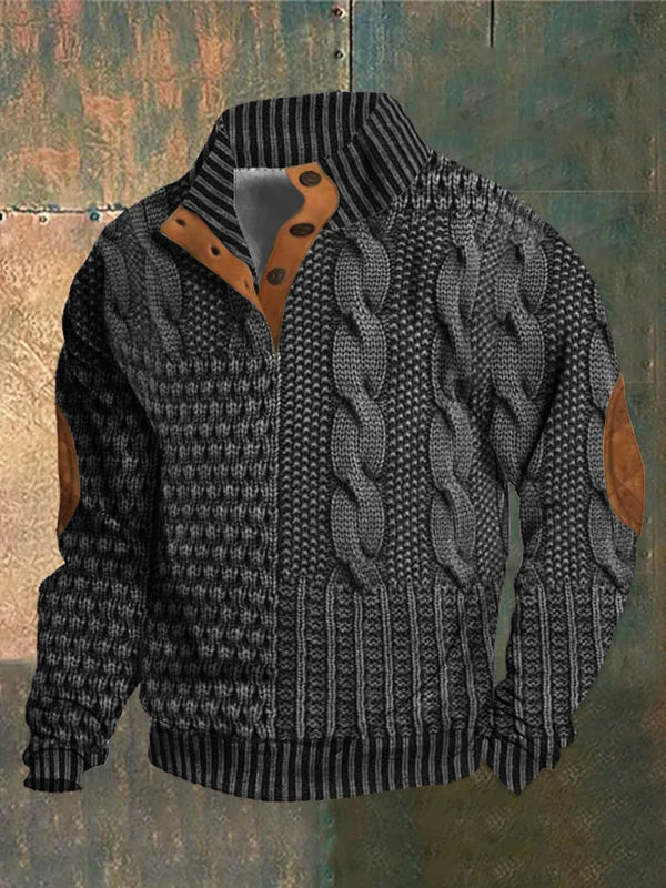 Pull tricoté pour homme