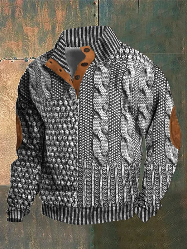 Pull tricoté pour homme