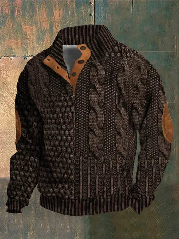 Pull tricoté pour homme