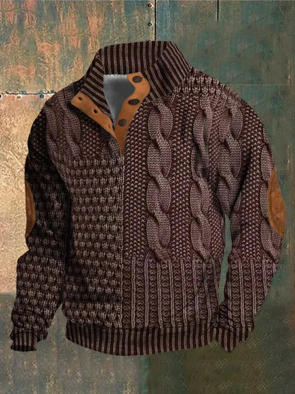 Pull tricoté pour homme