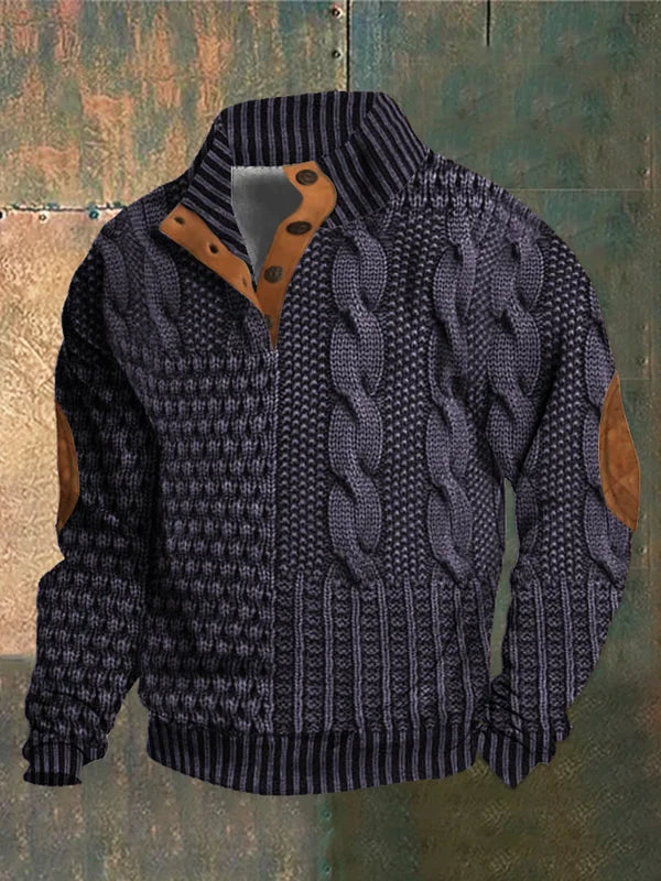 Pull tricoté pour homme