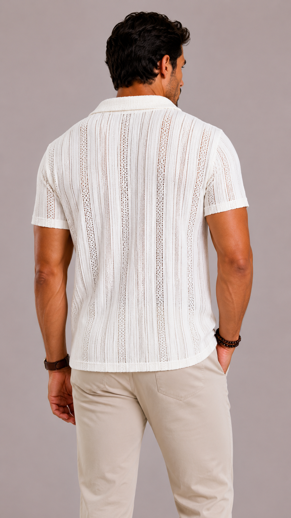 Shirt mesh pour hommes