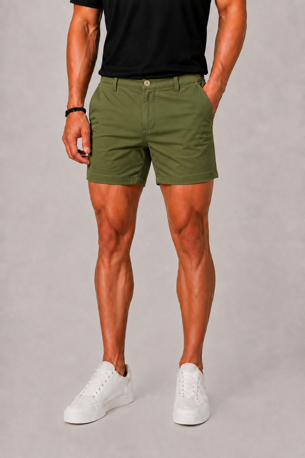 Short chino homme