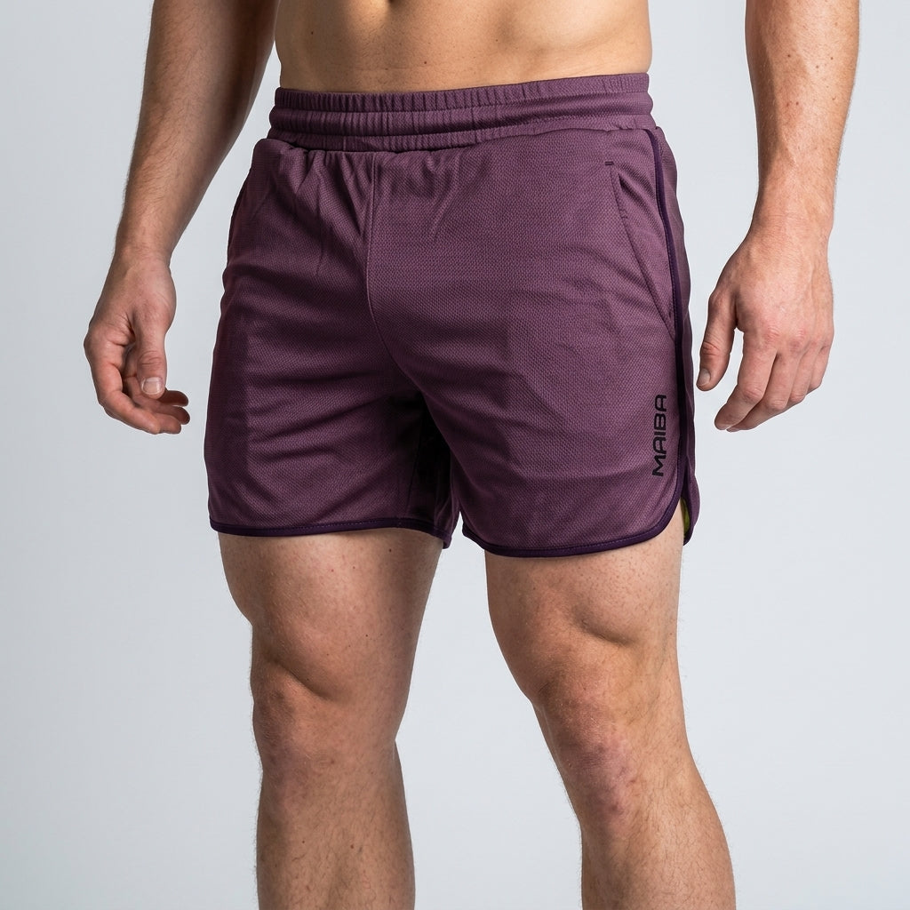 Short de bain slim à séchage rapide pour hommes