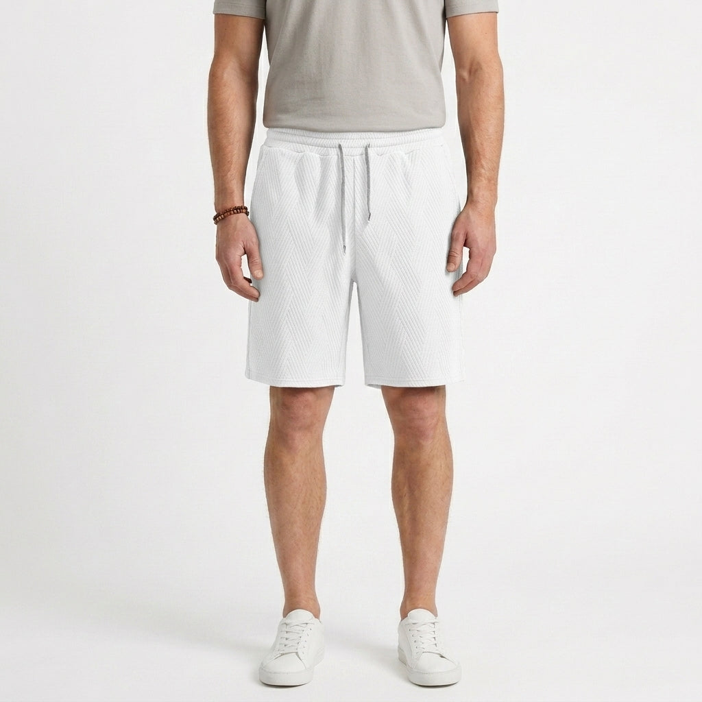 Short décontracté à coupe droite