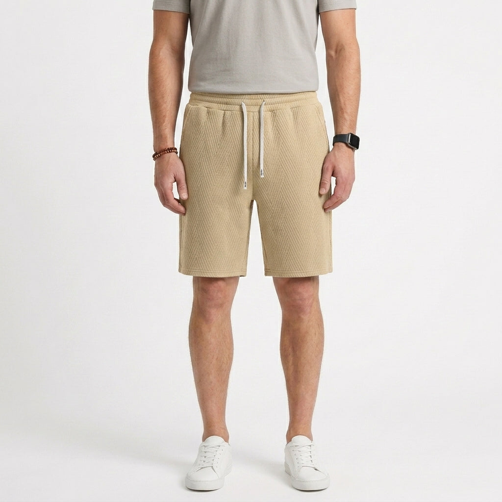 Short décontracté à coupe droite