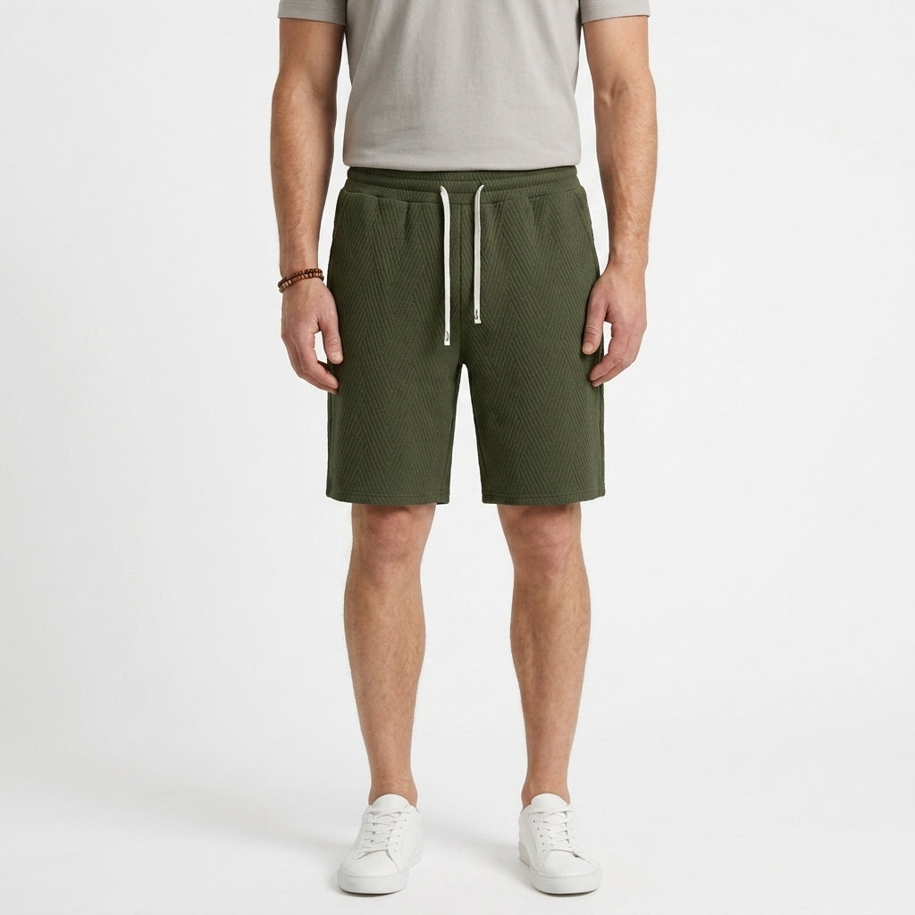 Short décontracté à coupe droite