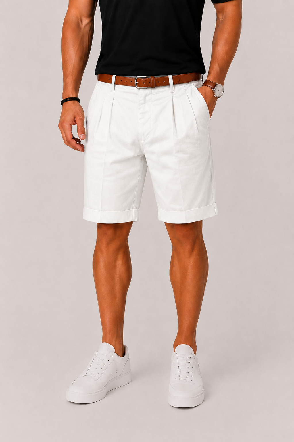 Short homme style classique