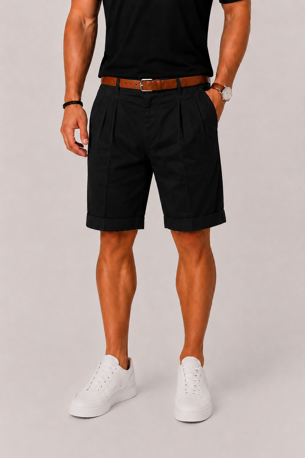 Short homme style classique