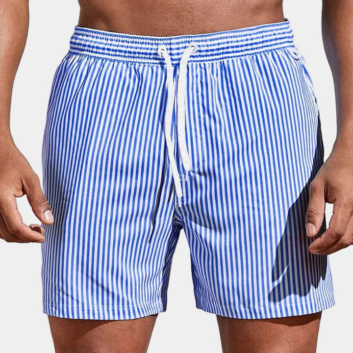 Short rayé hommes
