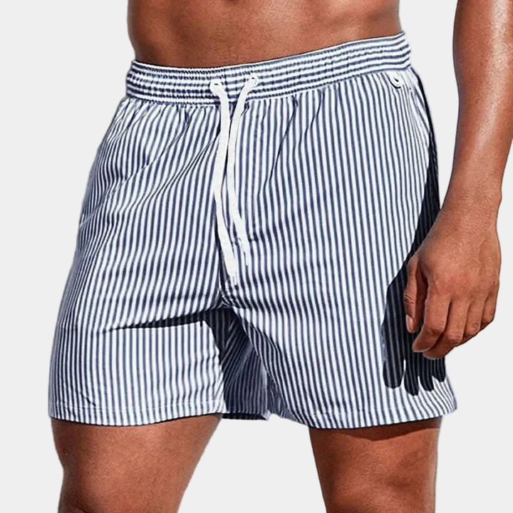 Short rayé hommes