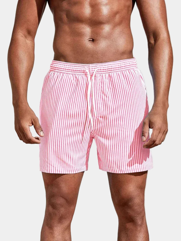Short rayé hommes