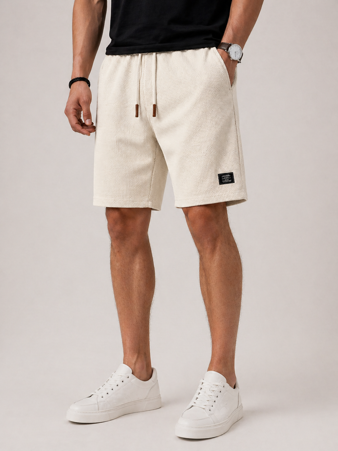 Short texturé hommes