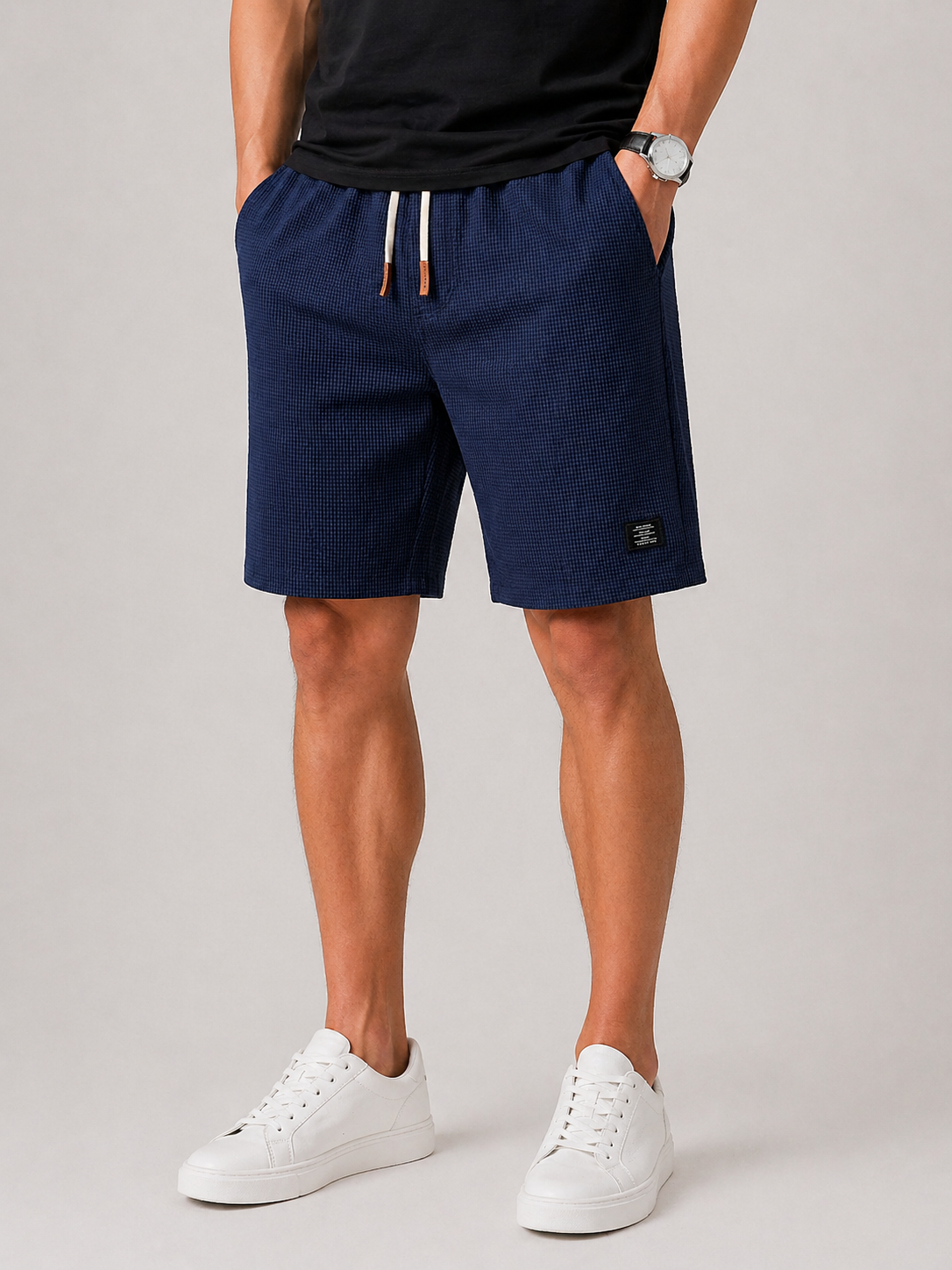 Short texturé hommes