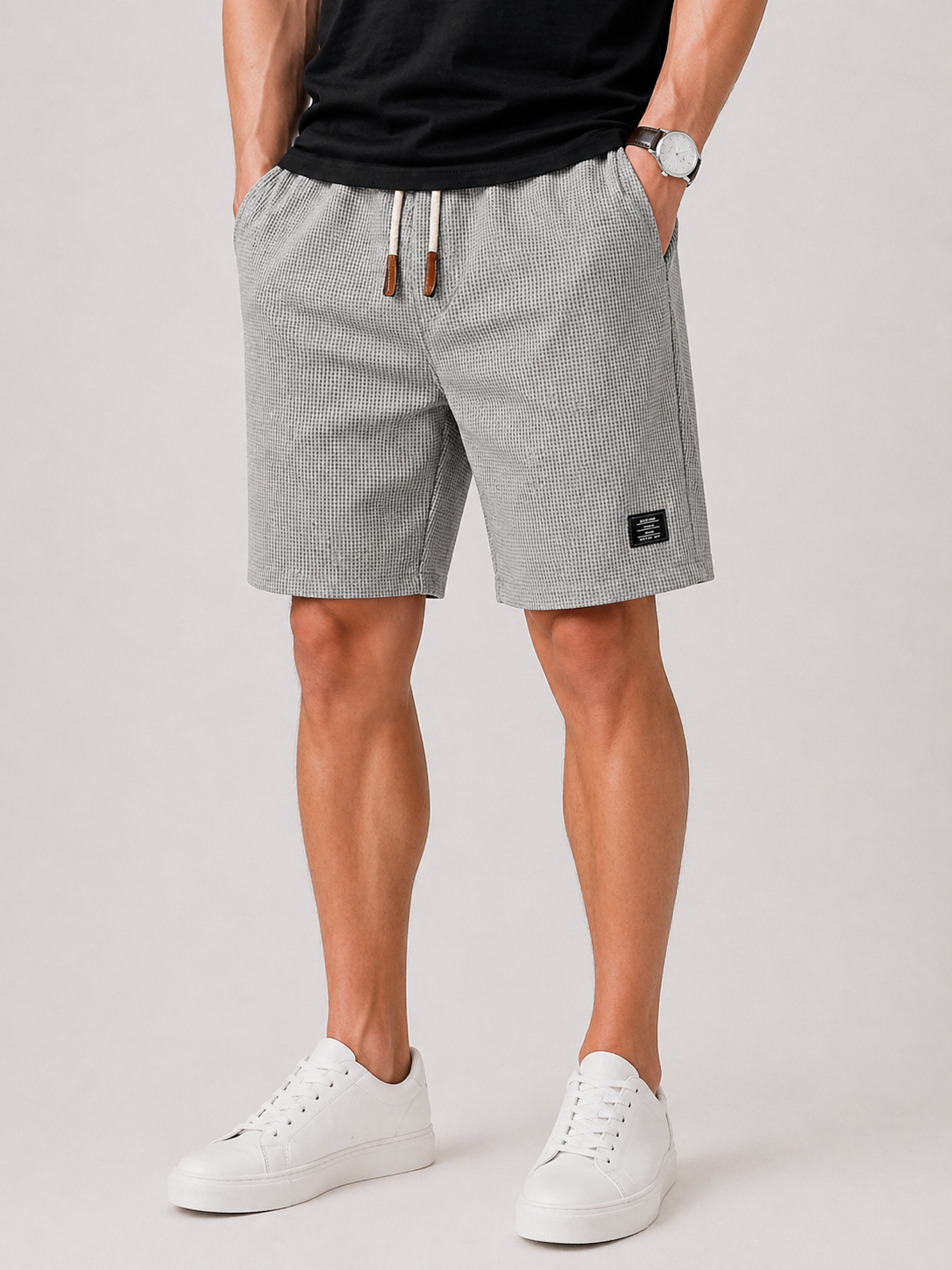 Short texturé hommes