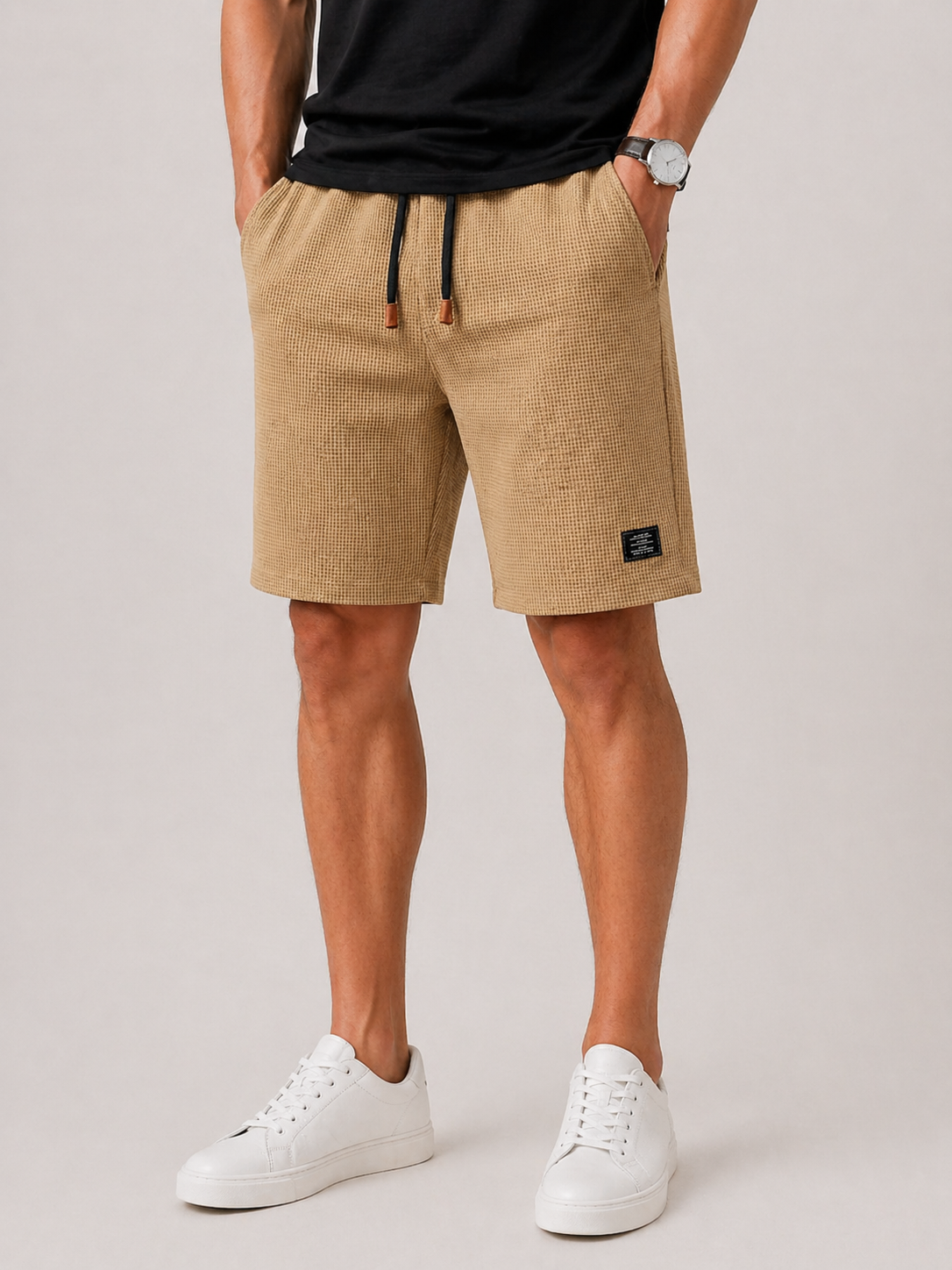Short texturé hommes