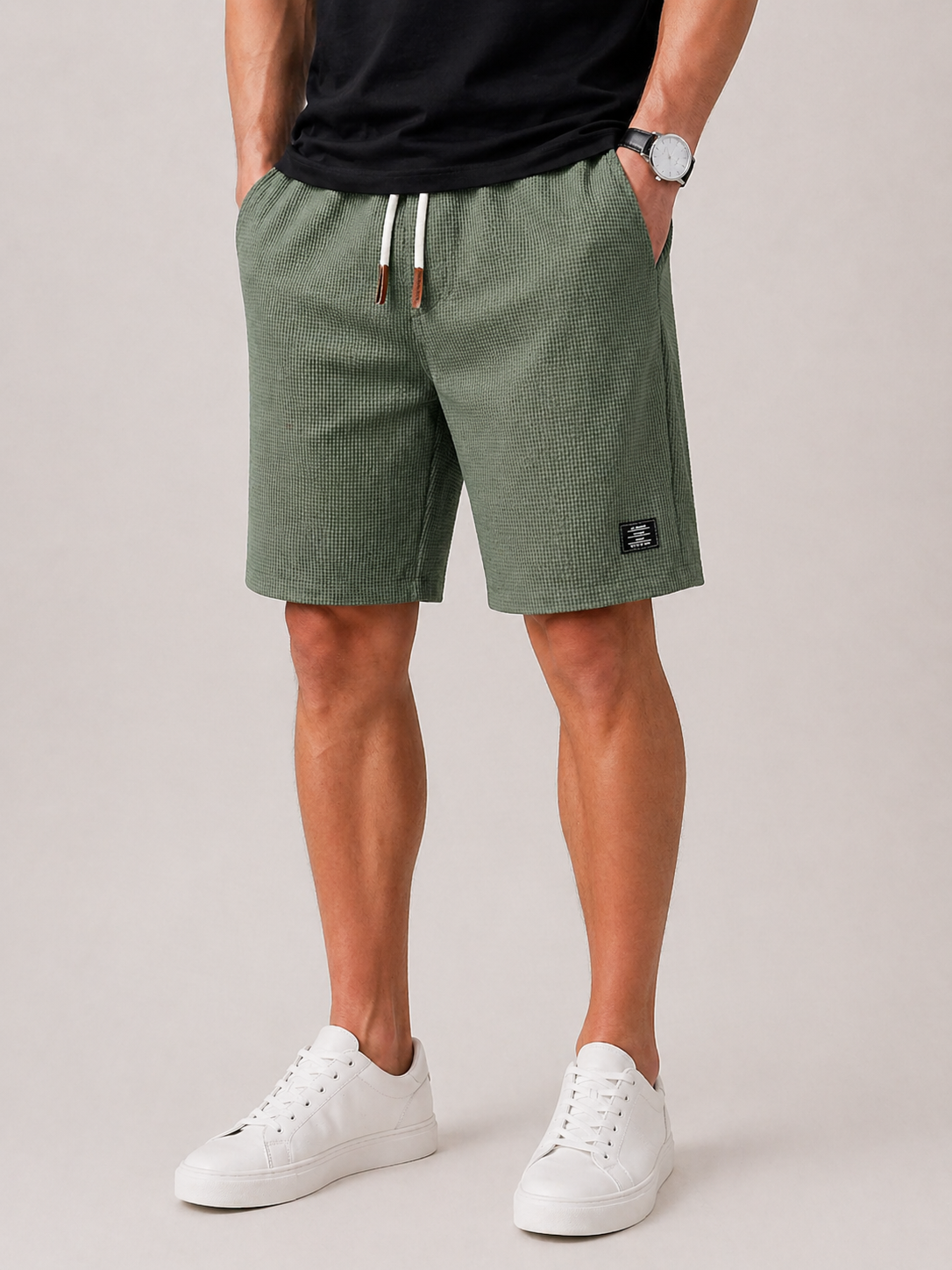 Short texturé hommes