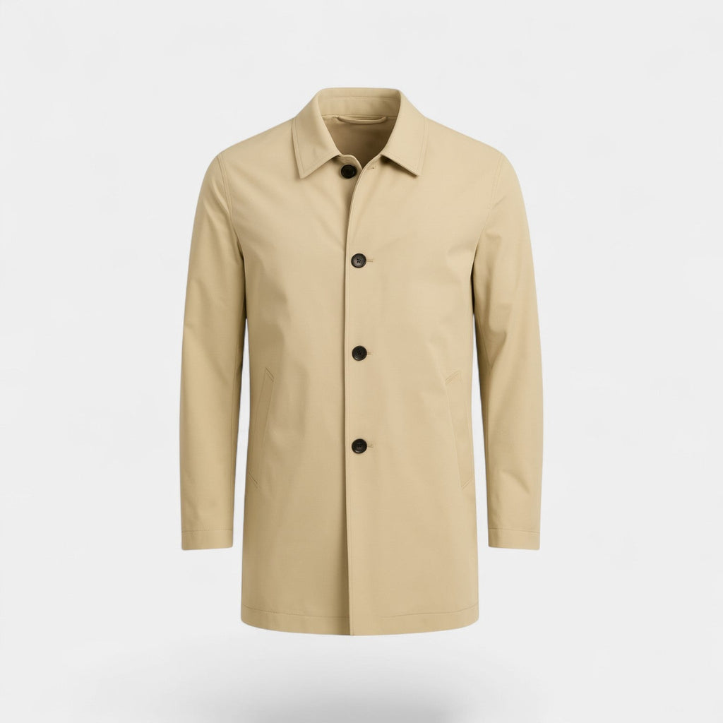 Trench coat homme mi-long