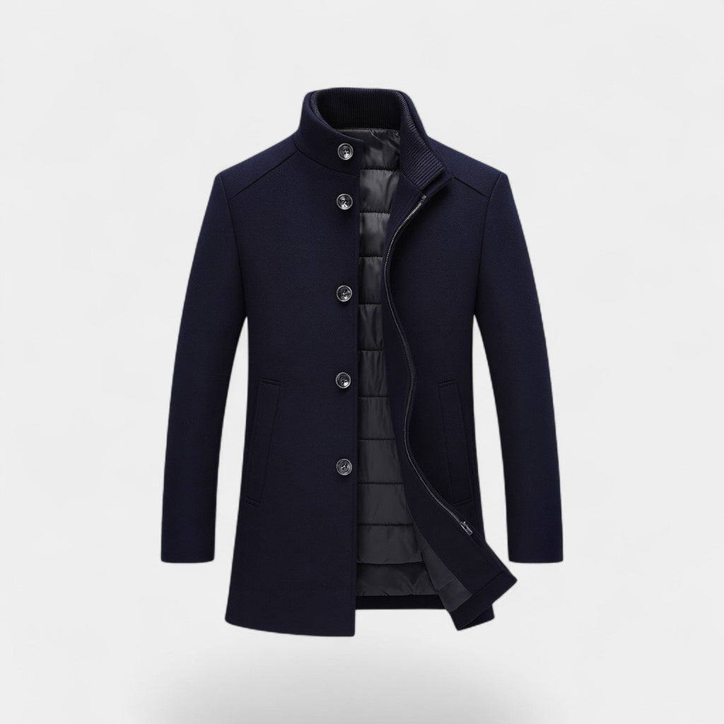 Trench parka homme capuche amovible
