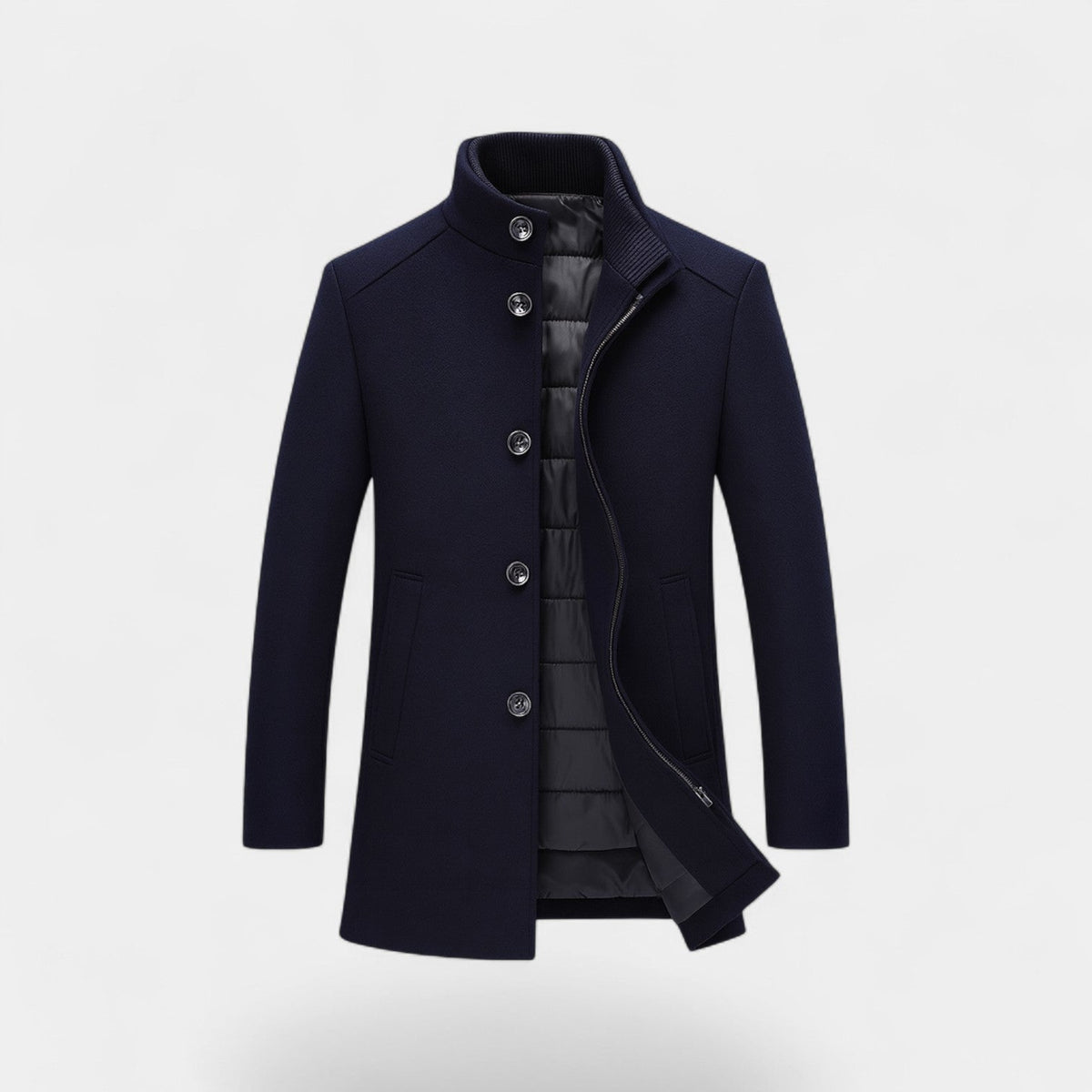 Trench parka homme capuche amovible