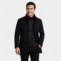Trench parka homme capuche amovible