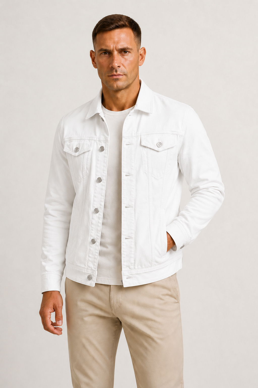 Veste denim hommes