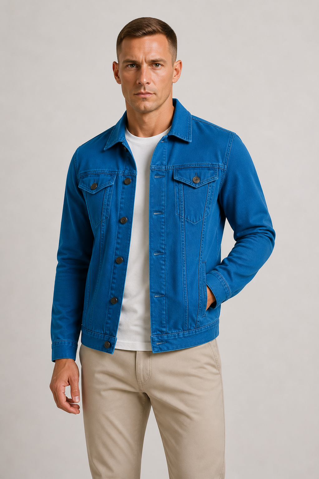 Veste denim hommes