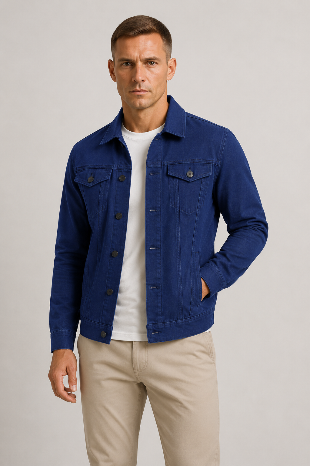 Veste denim hommes