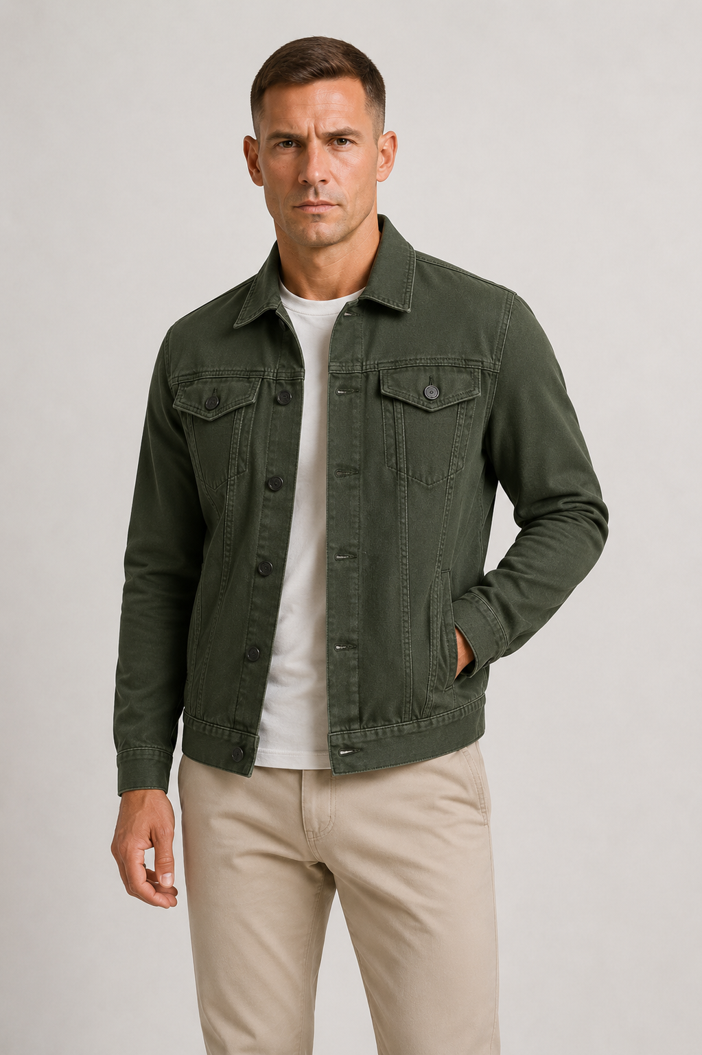 Veste denim hommes