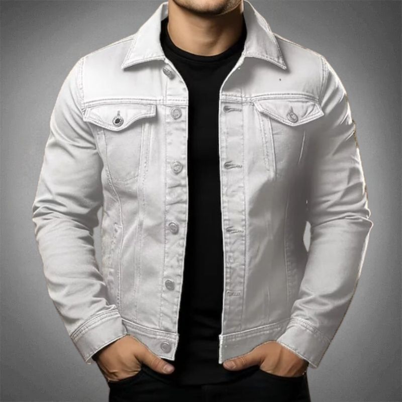Veste jean moderne pour homme