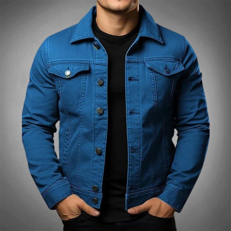 Veste jean moderne pour homme