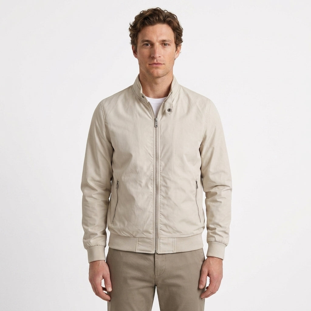 Veste légère zippée pour l'été pour hommes