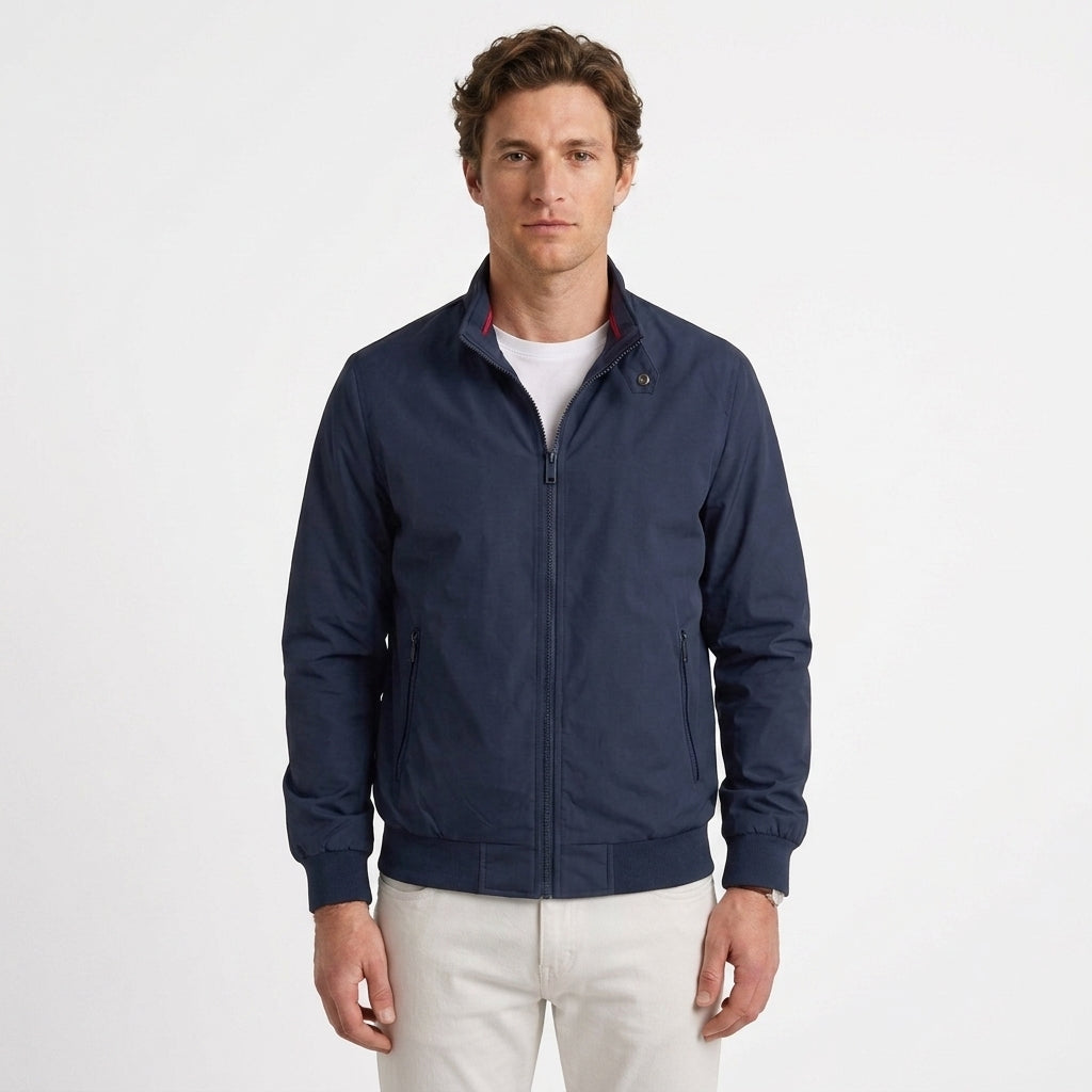 Veste légère zippée pour l'été pour hommes