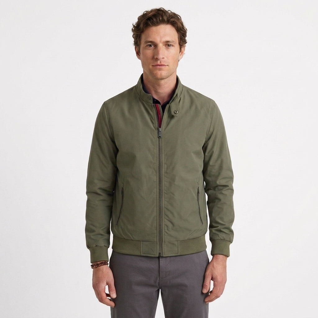 Veste légère zippée pour l'été pour hommes