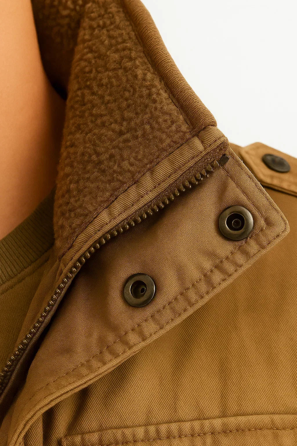 Veste polaire à capuche pour homme