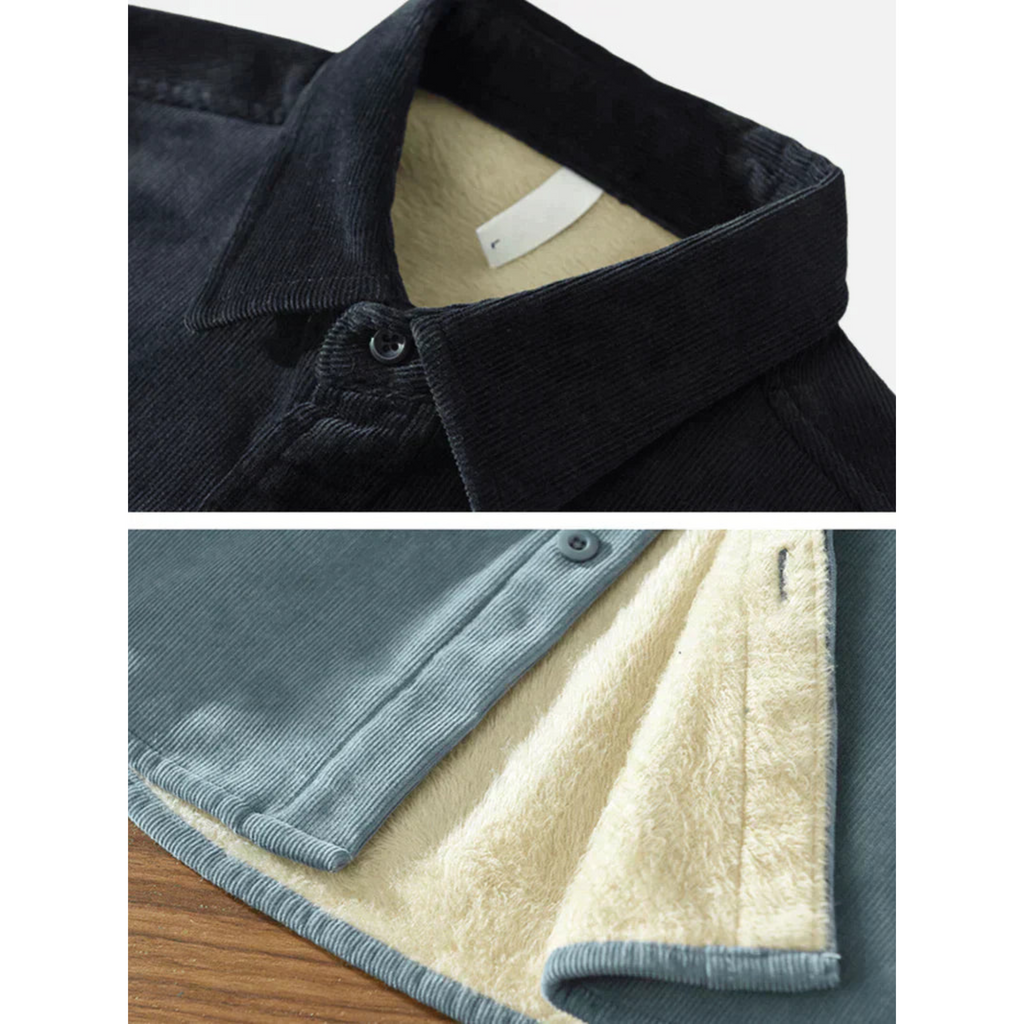 Veste velours côtelé rétro pour homme