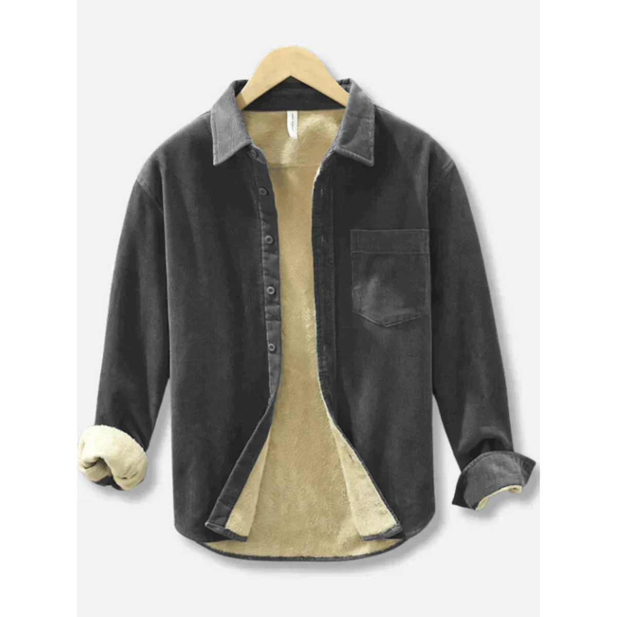 Veste velours côtelé rétro pour homme