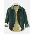 Veste velours côtelé rétro pour homme
